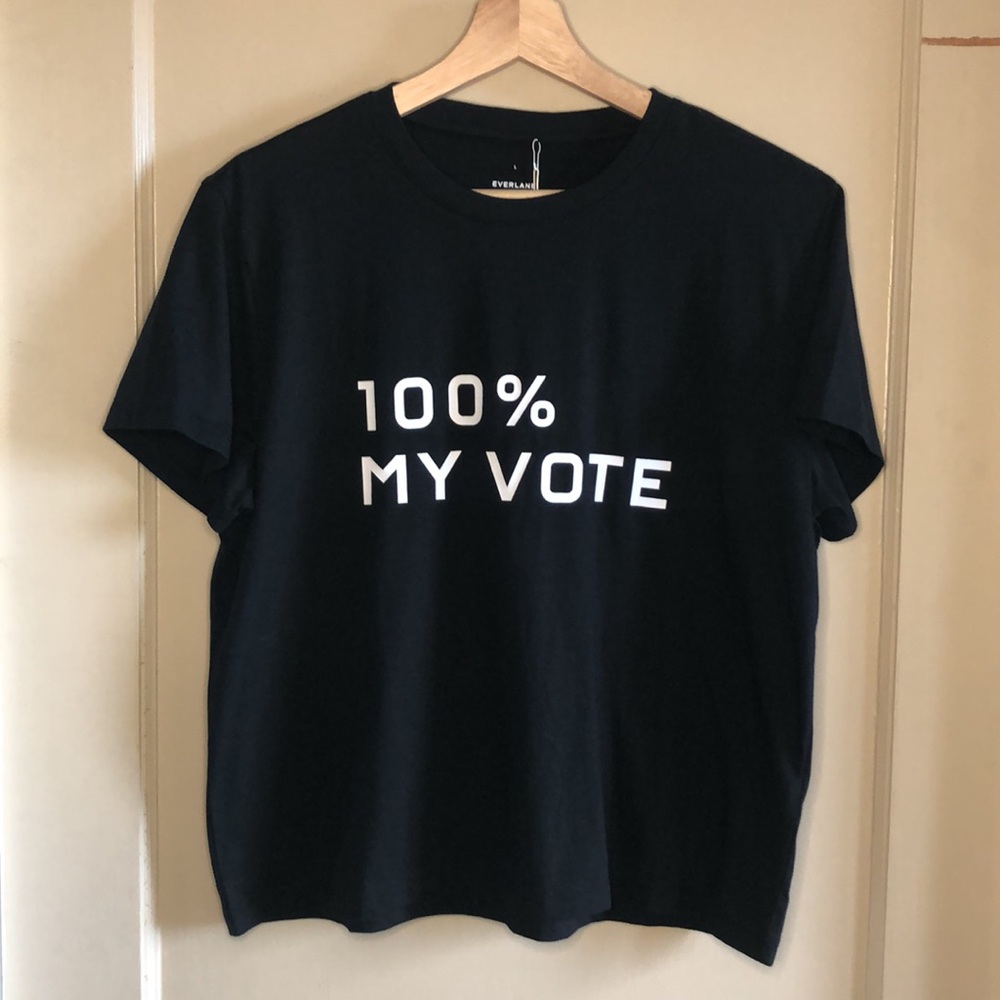 NWT Everlane 100% My Vote graphic tee